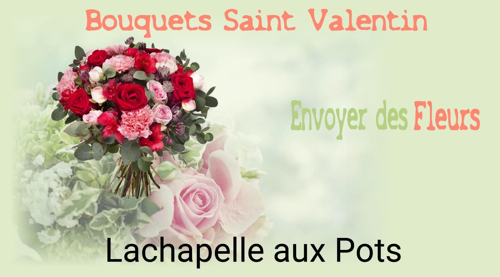 Roses de Saint-Valentin livrées à Lachapelle-aux-Pots